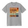 Mens Funny 2 Years Marriage Wedding Anniversary for Him T Shirt Vintage Washed Streetwear Breathable Casual