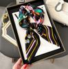 Luxury Silk Shawl Square Scarf For Women Satin Hijab Fashion Wraps Neckerchief Female Hair Bands Ribbon Headband Bandana