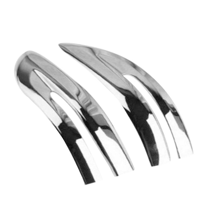 N60R-2Pcs Chrome Rearview Side Mirror Stripe Cover Trim For Honda CR-V CRV 2017-2019