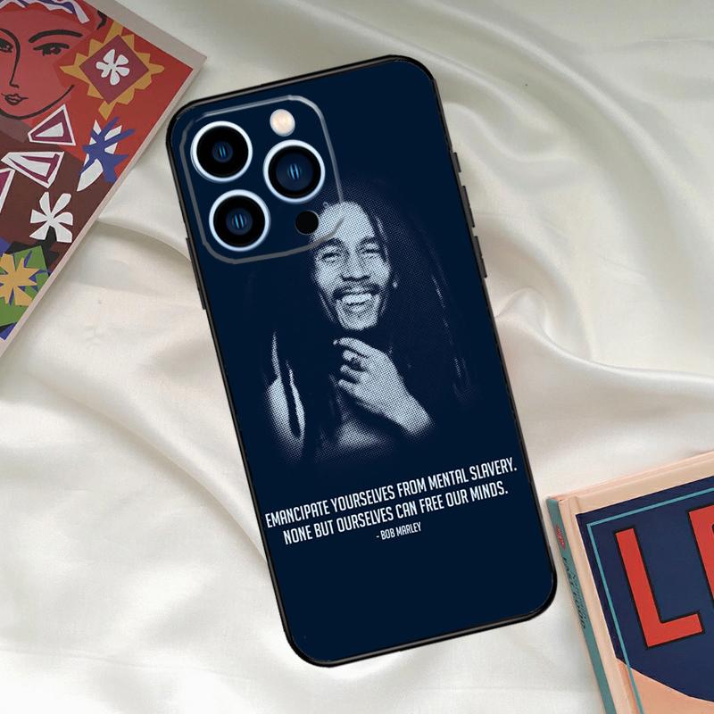 

Bob Marley Phone Case For iPhone 15 14 12 11 13 16 17 Pro Max 15 16 Plus 13 Mini 16e 17 Air Funda Cover iPhone 14Pro MAX