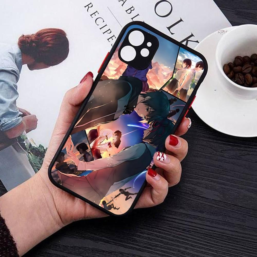Your Name Phone Case For iPhone 18 14 11 12 13 Mini Pro Max 8 7 Plus X XR XS MAX Translucent Matte Cover