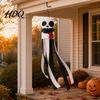Festive Halloween Banner 39 Inch Windsock Flag Cartoon Ghost Flag Windsock Waterproof Hanging Door Decoration Ornament