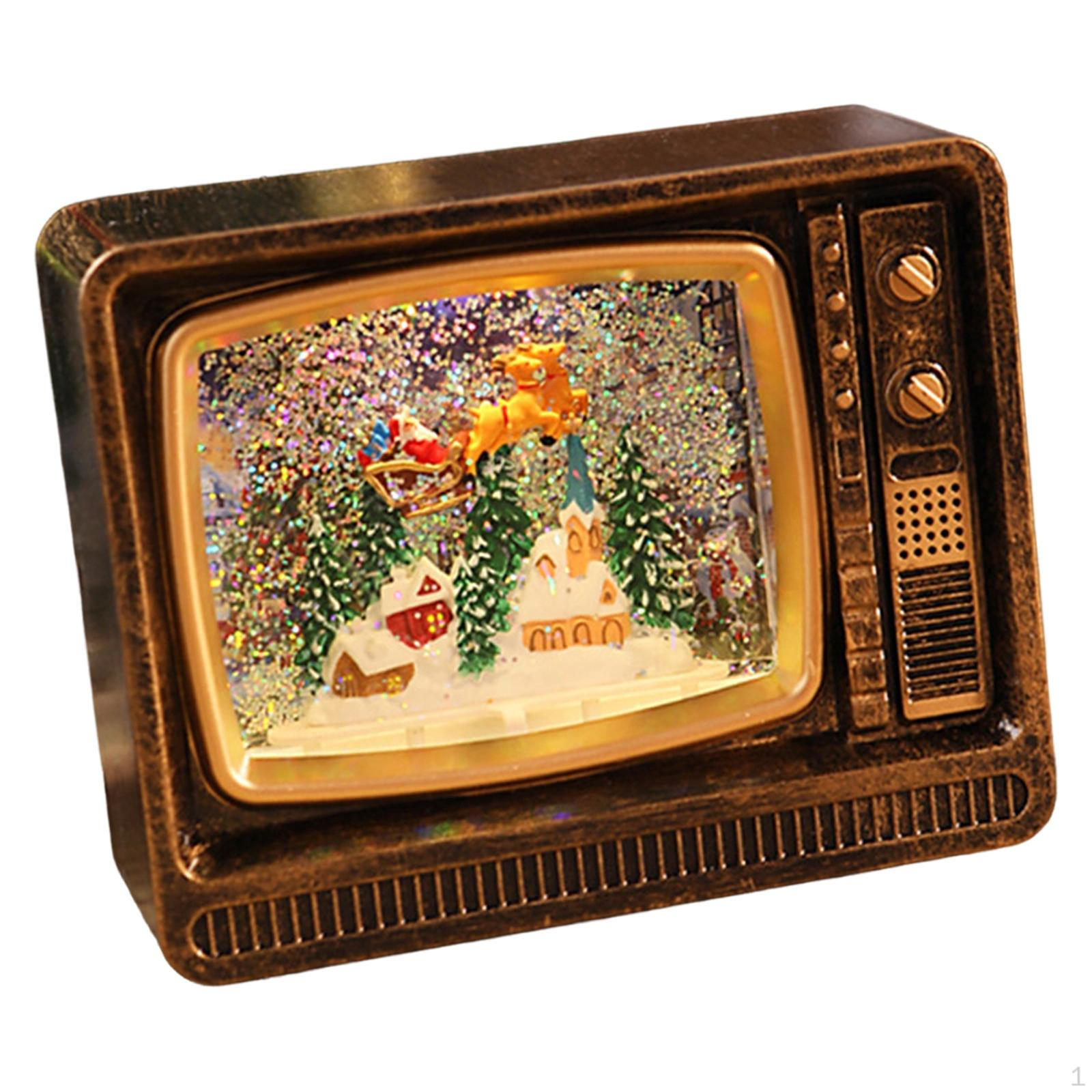 

Christmas Music Box, Artistic Tabletop Toy, Musical Gift, Decoration for Indoors, Cafes Reindeer