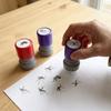 Neuheit Selbstfärbestempel Verschiedene Stempel Lustiger Scherzstempel Wiederverwendbare Mückenstempel Basteldekoration