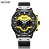MEGIR Mode Militär Sportuhren für Herren Wasserdichte Quarz-Armbanduhr Chronograph Leuchtendes Kalenderdatum 24-Stunden 2080