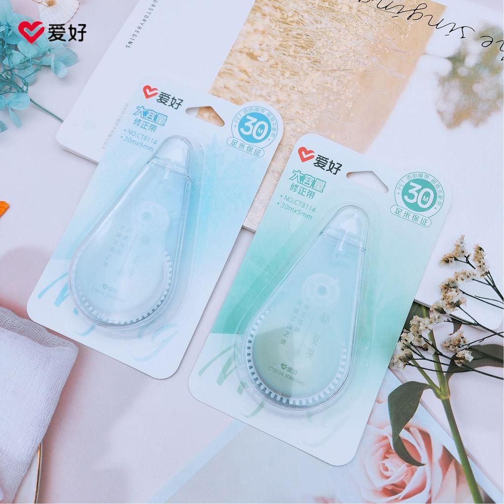 Whiteout korekční páska 98,43 stop x 1/5 palce Okamžité opravy pro školu Kancelářskou administrativu Tvoření Zapisování