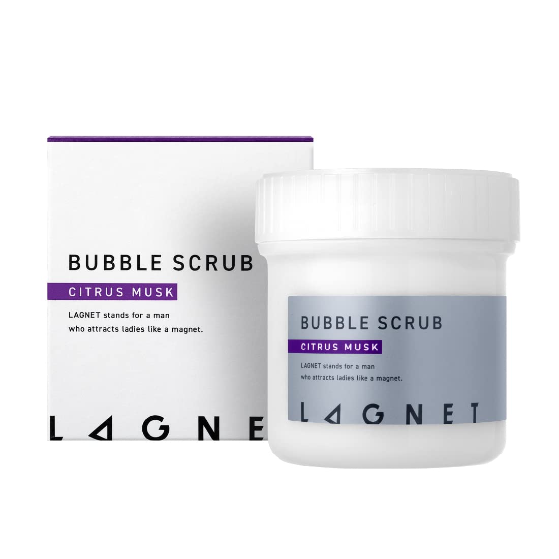 

LAGNET Medicated Body Soap SA LAG Bubble Citrus Musk Body Made in Japan (Lagnet Scrub) 155g, Scent, Quasi-drug, 2-Way Scrub,