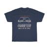 Quarter Mile At A Time Iconic Printed Pattern Unisex Cotton Tshirt Casual Retro Trend Street Style Unisex