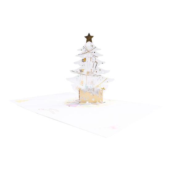 3D Pop Up Christmas Greeting Card Merry Christmas Gift Cards with Envelopes Santa Elk Snowman Holiday Cards for Christmas Parties Home Decor
