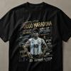 Diego Maradona T-Shirt | Legendary Argentina Football Soccer Fan Tee | El Pibe De Oro World Cup Winner Gift