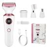 4-in-1 Women's Electric Shaver with USB Charging - Eyebrow Trimmer, Hair Removal for Sideburns, Underarms, Legs, and Bikini Area