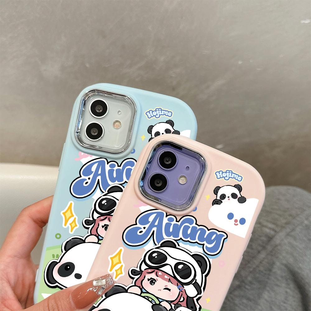 For iPhone 15 14 13 11ProMax 14 15 16 Samsung S25 S24 S23 S22 Redmi 10 13 14C Cartoon Black Cat Silver Edge Soft Liquid Silicone Protective Casing