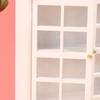 1:12 Dollhouse Miniature White Wood Cupboard Shelf Furniture Model