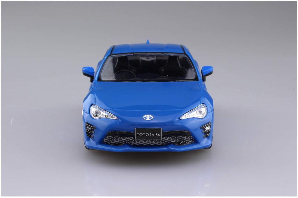 Aoshima Bunka Kyozai The Snap Kit Series Toyota 86 Bright Blue Plastic Model Kit 1/32 Pre-colored 03-E