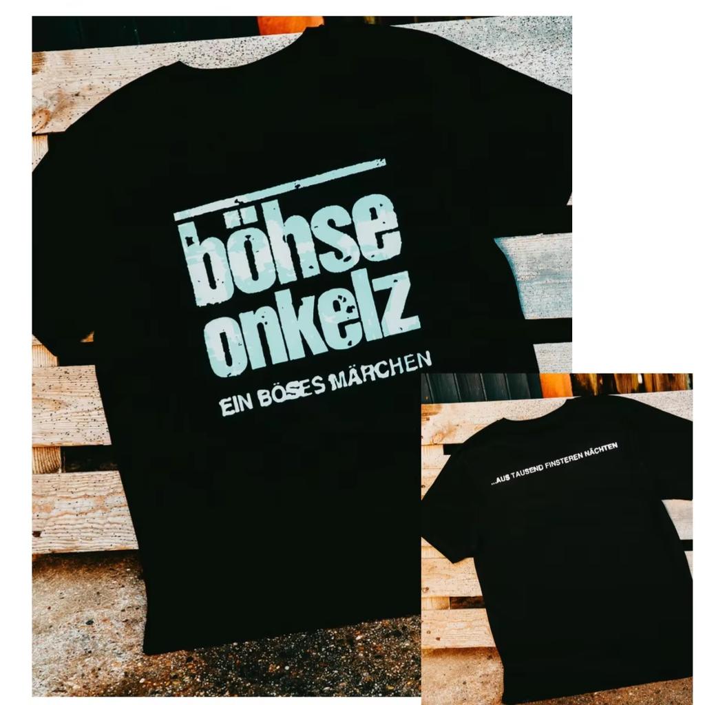 Böhse Onkelz 25 Cs Graphic T-shirt Vintage Washed Punk Rock Unisex Oversized Crew Neck Cotton Short Sleeve Tee Tops