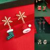 Trendy Statement Kerstboom Oorbellen Voor Vrouwen Kerstman Sneeuwpop Drop Dangle Oorbellen Sieraden Kerstcadeaus
