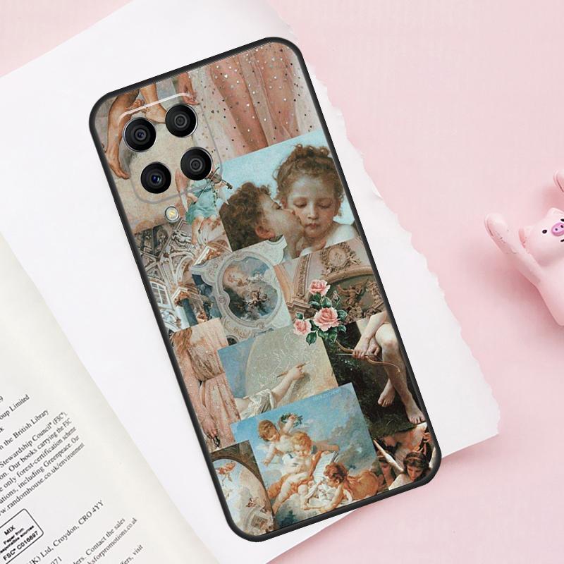 Renaissance Angels For Samsung Galaxy M54 M34 M14 M53 M33 M13 M12 M32 M52 M20 M15 M55 M21 M51 M31s M30s Case