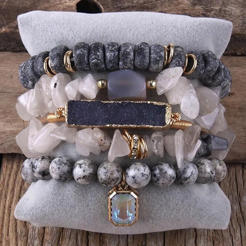 Handmade Natural Stone Bracelet Beads Bracelet Adjustable Bracelet Unisex Charm Bracelet Suitable for All Wrist Sizes