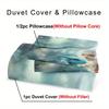 Fantasy Beauty Theme Duvet Cover Set Multi Size Quilt Cover Queen Size Bedroom Bedding Decoration Machine Washable Adult Boy Girl Bedroom