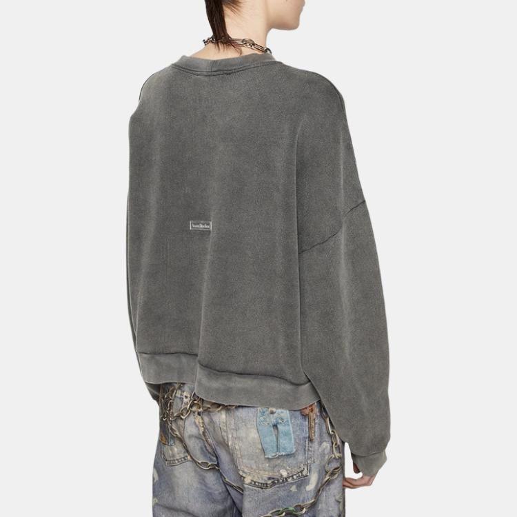 Acne Studios Logo Patch Crewneck Sweatshirt Men's CI0137-BM0