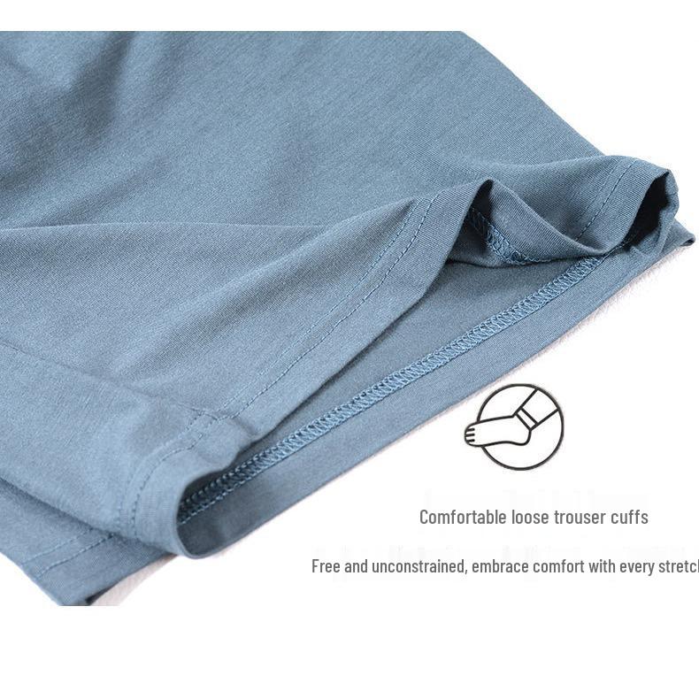 Herren Modal Sommer Freizeit Schlafshorts: Bequeme, leichte Freizeitstrickware für zu Hause.