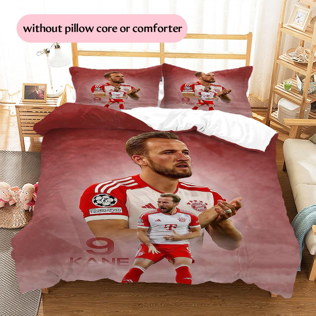 Kane9 Pattern Bedding Home Decoration Birthday Gift (1 * duvet cover + 2 * pillowcase, without core),fan merchandise.