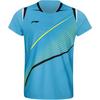 Li Ning Table Tennis Collection T Shirt Dolphin Blue Teenagers AAYW096-2