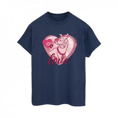 Womens/Ladies Love Kisses Cotton Boyfriend T-Shirt