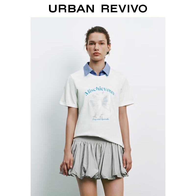 UR 2025 Women s Casual Pet Print T-Shirt S