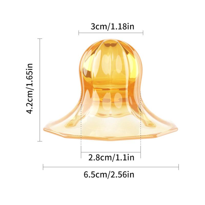 Brustwarzenkorrektur - Brustwarzensauger aus Silikon mit stärkerer Saugkraft, verwendet bei schüchternen, flachen oder eingezogenen Brustwarzen, um das Stillen fortzusetzen