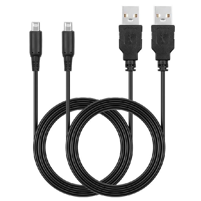 USB Charging Cable Compatible with Nintendo New 3DS XL/New 3DS/3DS XL/3DS/New 2DS XL/2DS XL/2DS/DSi/DSi XL