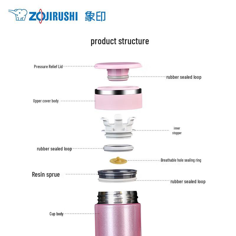 Zojirushi SM-JZ36 Stainless Steel Vacuum Mug