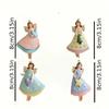 4PCS/Set Vintage Angel Hanging Decor Fantasy Wooden Xmas Tree Hanging Ornament 2026 New Year Gift 2025 Navidad Party Decoration