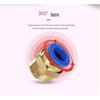 Lebeijing Threaded Straight Pneumatic Quick Connector