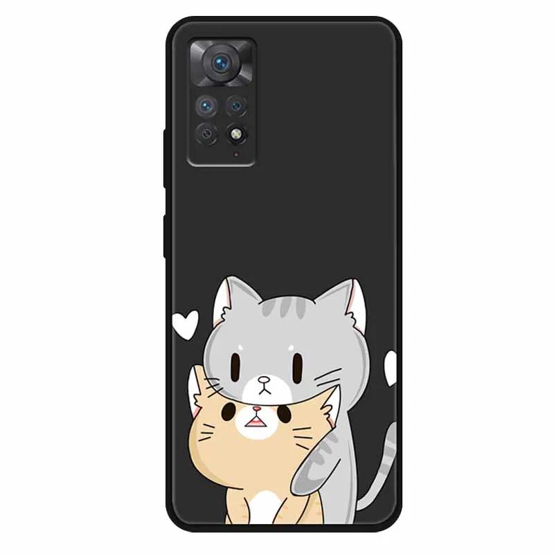Funda For Xiaomi Redmi Note 11 Pro 5G Case Cool Space Soft Silicone TPU Covers For Xiaomi Redmi Note 11Pro 5G Wolf Protect Shell