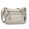 Large Capacity Single Shoulder Lightweight Soft Leather Crossbody Bag