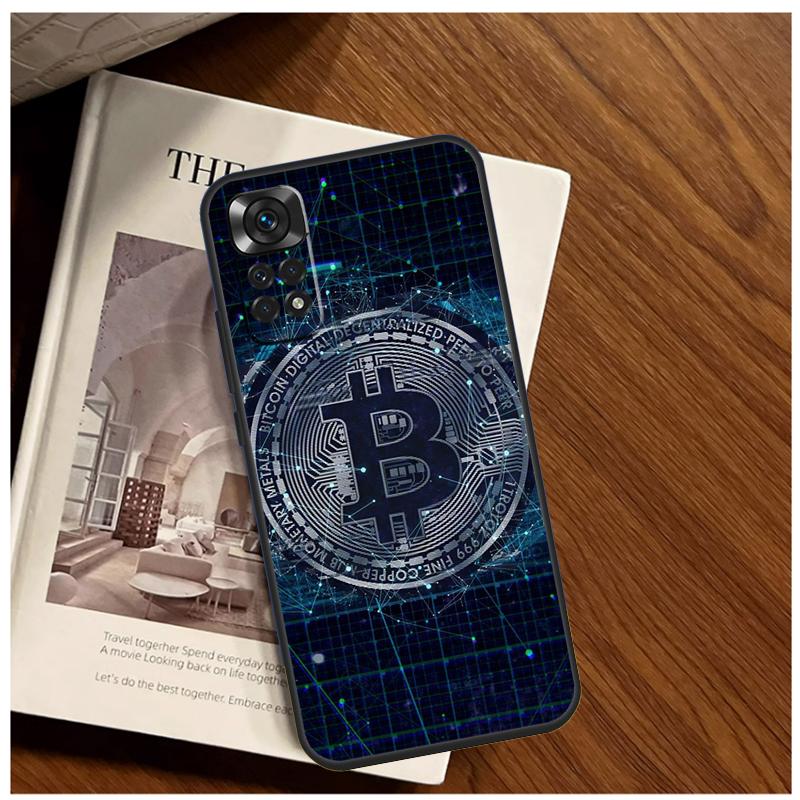 Bitcoin Case For Xiaomi Redmi Note 14 9 10 11 12 13 15 Pro Plus Cover For Redmi 15 C 14C 12C 10C 13C