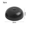 8pcs Speaker Cabinet Rubber Table Conical Full Size