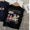 Boys Summer Cotton Cartoon Tank Top Sleeveless T Shirt For Kids Stylish Casual Vest Outerwear