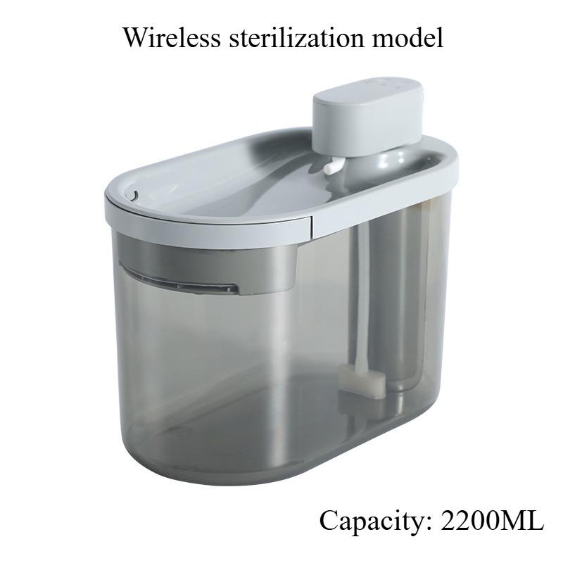 2200ML Wireless Pet Water Dispenser Intelligent Sensing Pet Water Fountain Automatic Circulation Filtration Cat Drinker Supplies