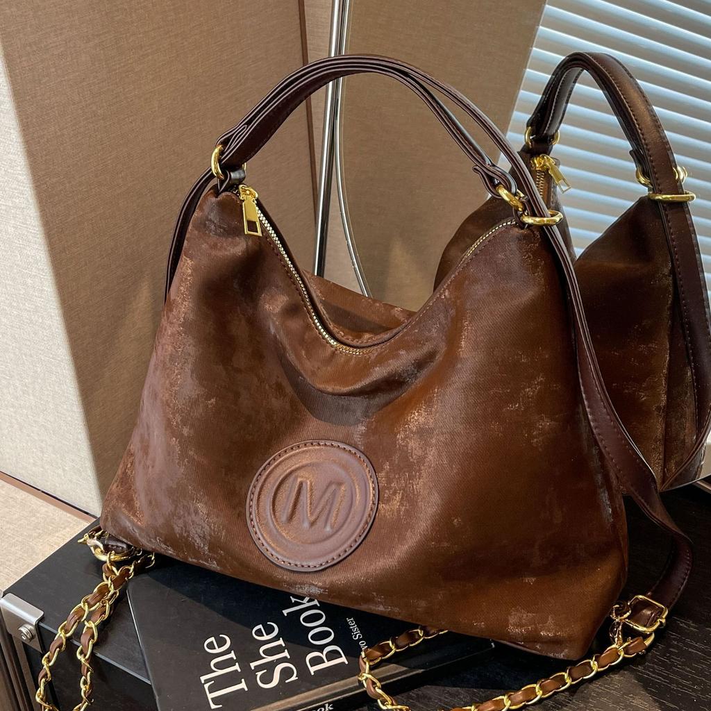 Premium Suede Retro Big Bag Women'S Backpack Popular Shoulder Bag Large Capacity Tote Bag