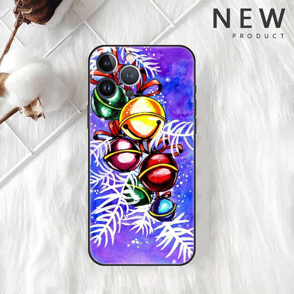 Merry Christmas Case For Apple iPhone 14 Pro Max 13 11 12 Mini SE 7 8 Plus X XS 6 6S Silicone Shell Phone Cover Soft TPU Funda