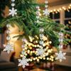 30Pcs Clear Acrylic Christmas Snowflake Ornaments Christmas Tree Charms  Christmas Tree Decor