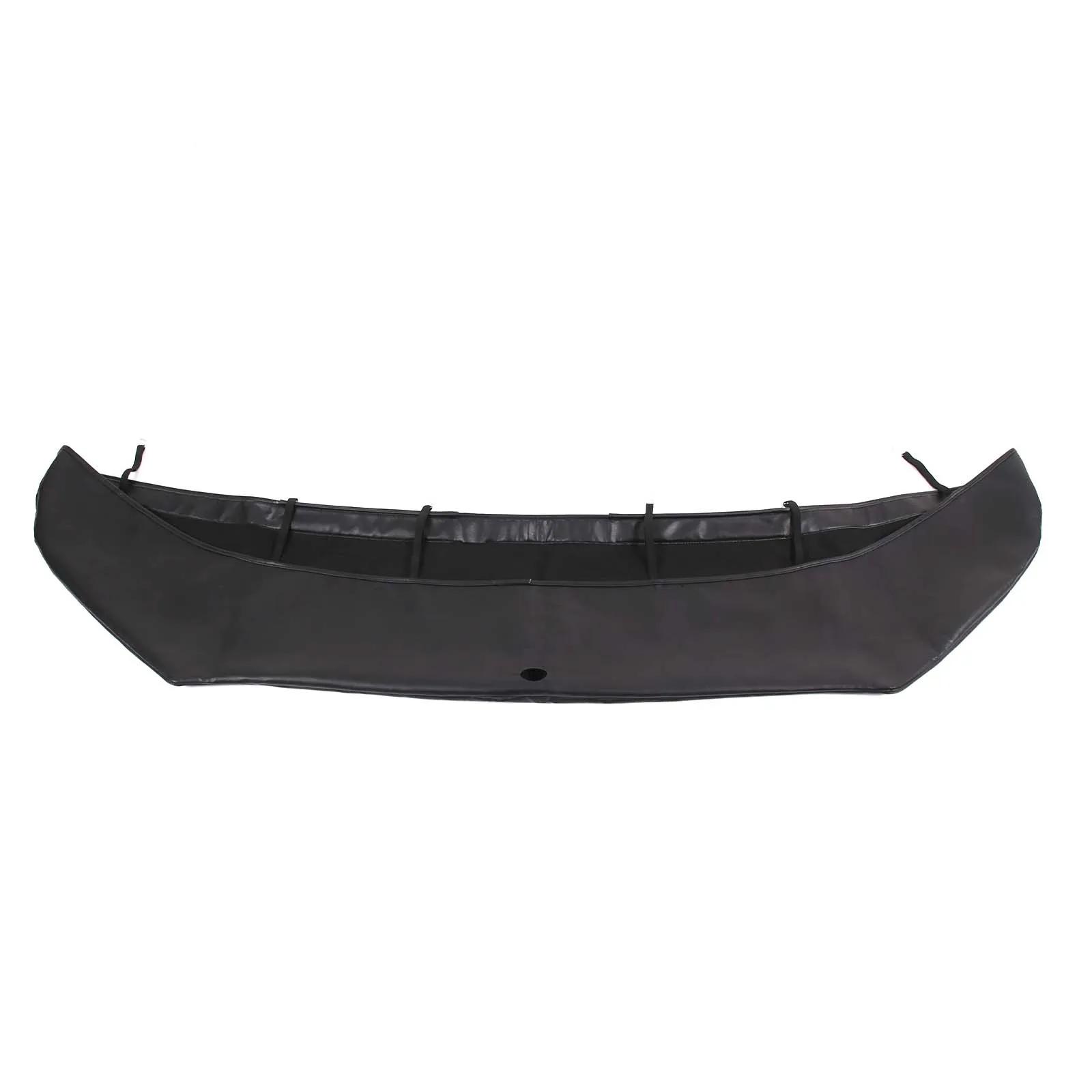 

For BMW 5 Series 2026 Car Hood Sand and Stone Deflector Protection Cover Leather Exterior Modification Protection Accessories чёрный