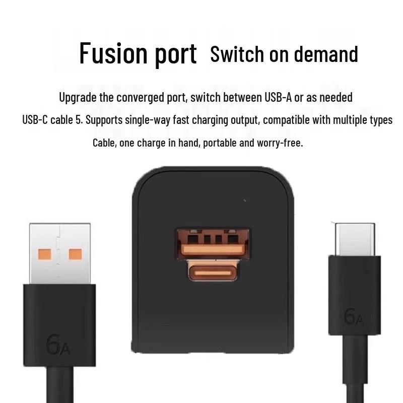 Huawei 120W Super Fast Charger Mate70Pro/Pura70 Dual Port Black/White