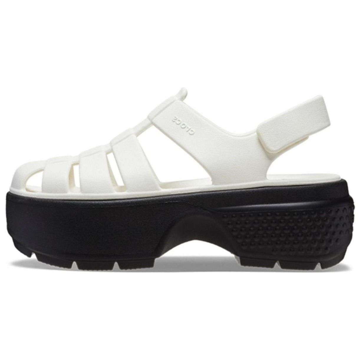 

Crocs Мужские кроссовки Stomp Fisherman Sandal Chalk белые 209938-0WV 37-38