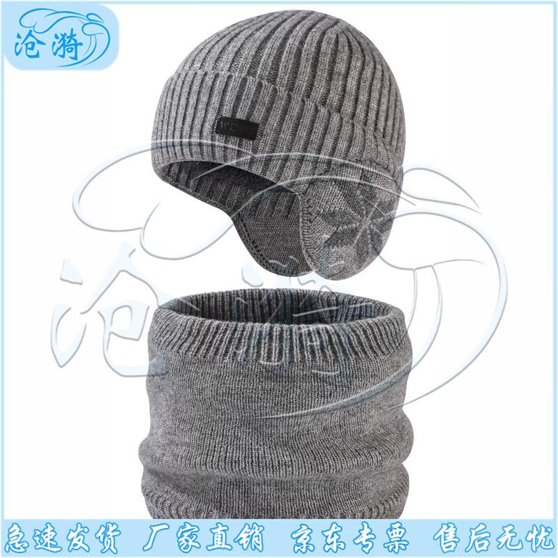 

Fleece-Lined Knit Earflap Hat
