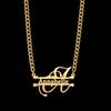 Atoztide Personalized Custom Name Bracelet Earring Necklace Jewelry Set Big Pendant Stainless Steel For Women Men Birthday Gift
