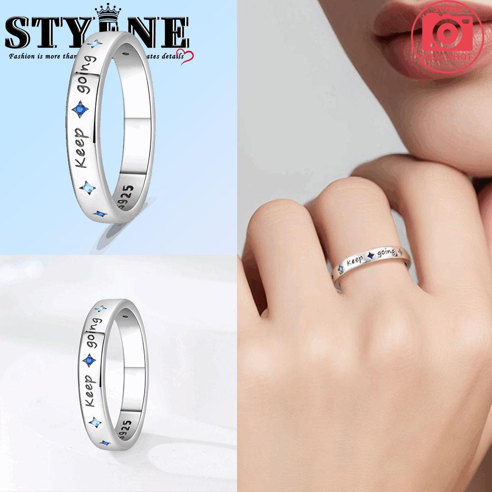 

copper Authentic Bear Star Shape Simple Circle Print Ring Womens Anniversary Gift Engagement Rings for Women Mens Jewellery 9