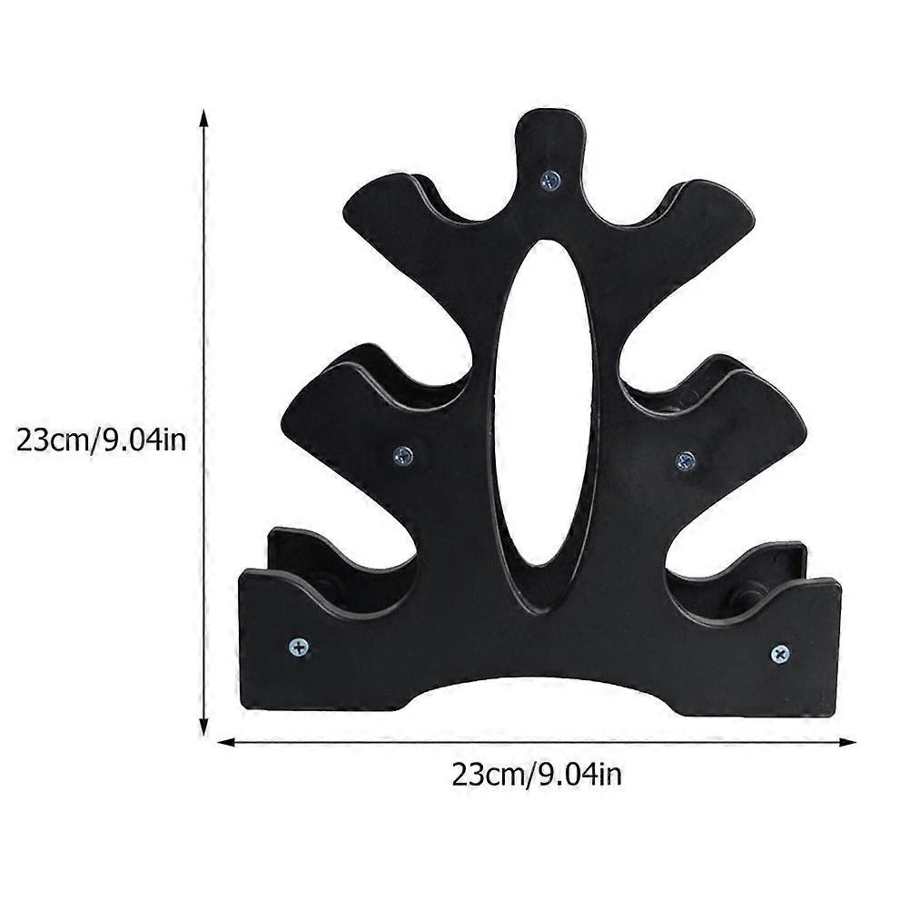 Dumbbell Display Rack Dumbbell Organizer Floor Protection Black 23.00x23.00x8.00cm 1Pack